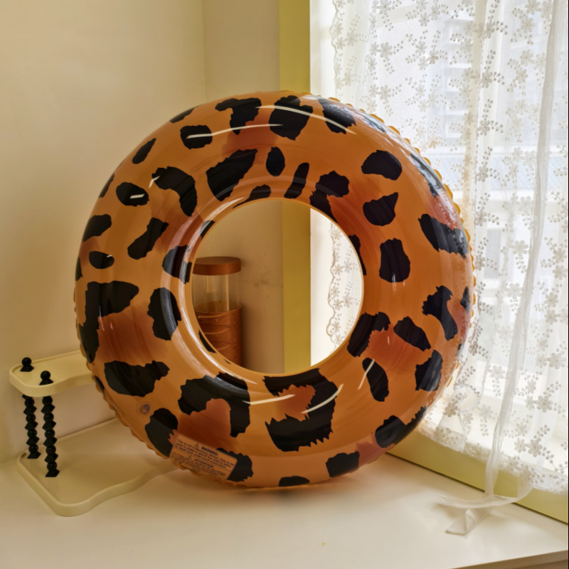 Picture of Thickened double airbag swimming ring factory wholesale 50-90 swimming ring thickened children's inflatable fluorescent solid color swimming ring