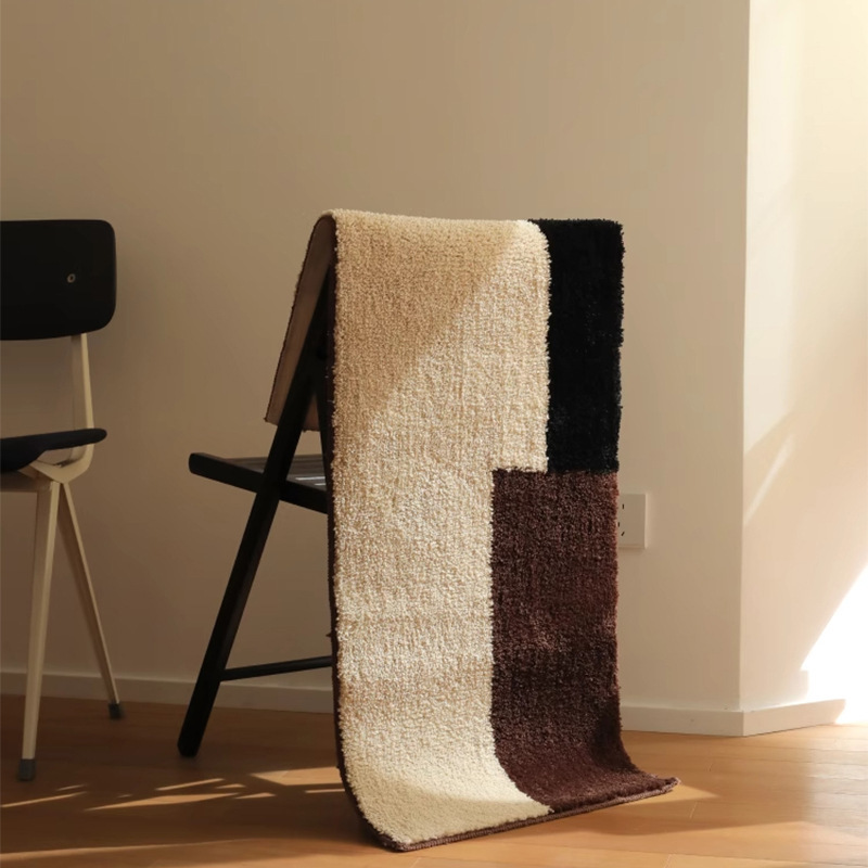 Daifa Middle-Aged Carpet Tufted Flocking Living Room Dirt-Resistant Coffee Table Mat Machine Washable Door Bedroom Bedside Bay Window Carpet