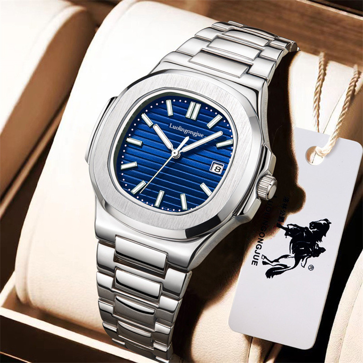 Nautilus automatic mechanical men's watch one-piece delivery hollow business fashion waterproof luminous mechanical men's watch wholesale