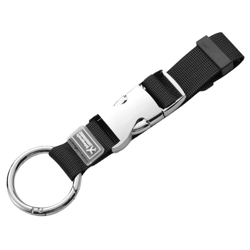 Picture of Luggage Hanging Buckle Safety Fixing Strap Backpack External Hanging Strap Packing Strap Suitcase Strapping Strap Metal Hanging Strap