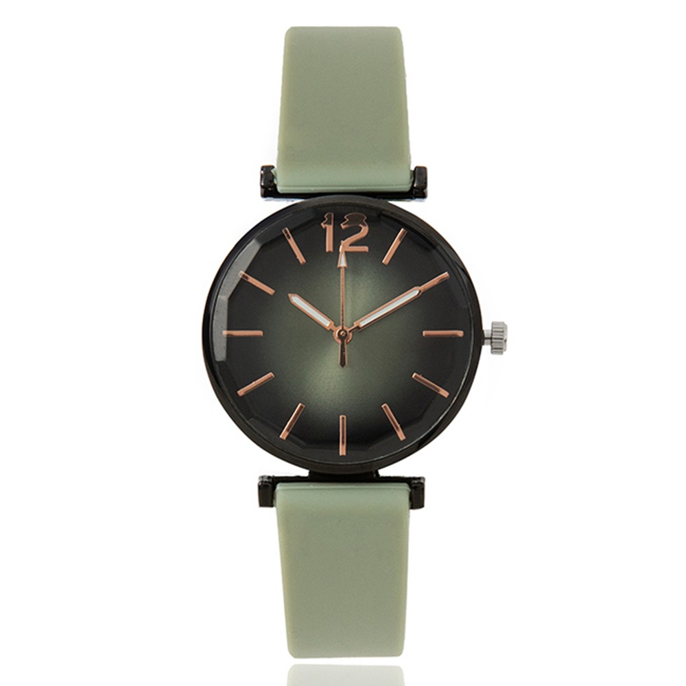 Picture of Foreign trade hot ladies watch fashion simple temperament digital scale women's watch silicone tape quartz watch wholesale