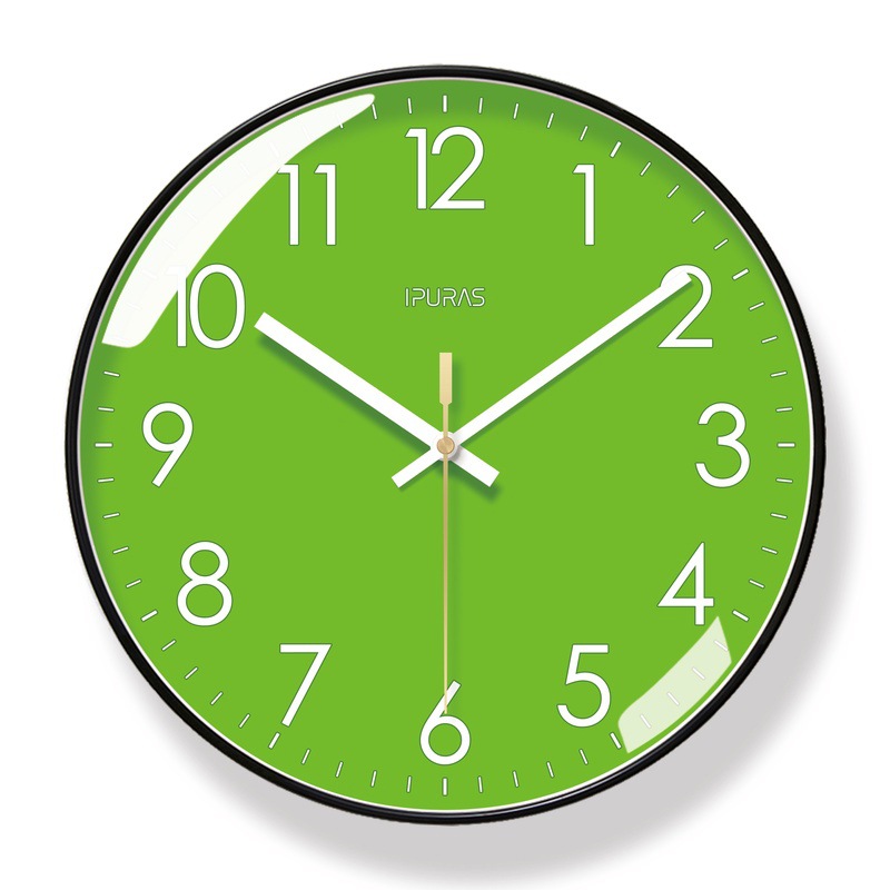 Picture of Yipula 6966 Simple Scandinavian Wall Clock Living Room Clock Fashion Creative Clock Silent Sweep Second Quartz Clock