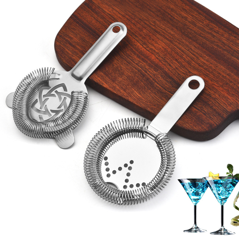 Picture of Stainless Steel Ice Strainer Bar Ice Breaker Mixer Cocktail Ice Breaker
