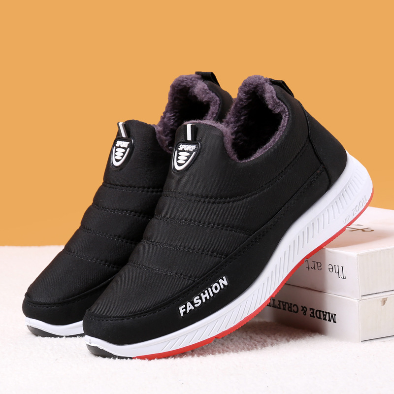 Picture of Women's Cotton Shoes 2023 Winter Velvet Warm Mother's Shoes Casual Old Beijing Cloth Shoes Thickeneded Non-Slip Waterproof Snow Boots