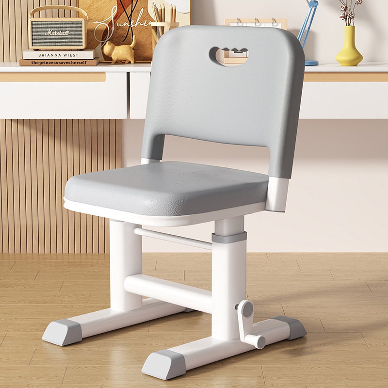 Wholesale Children's Learning Chair Can Be Lifted and Adjusted for Primary School Students' Home Writing Backrest Stool Sedentary Desk