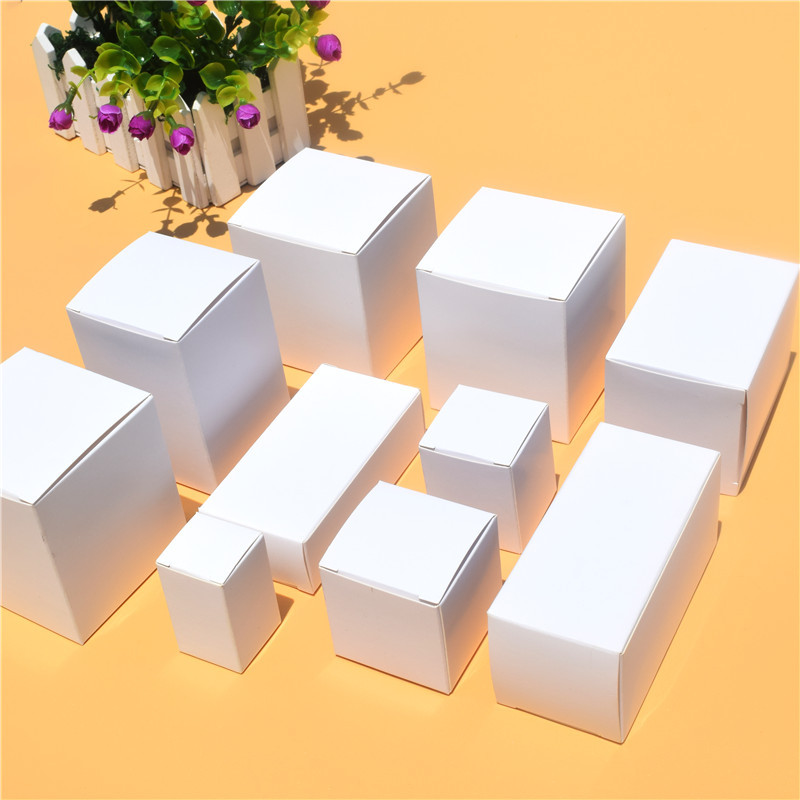 Supply square color box spot make-up white box cowhide box make-up blind box packaging box make color printing