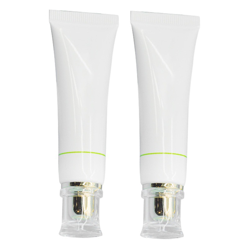 22 Diameter Acrylic Thin Waist Cover Hose Eye Cream Essence Hand Cream White Sub-packaging Hose Bottle PE Hose Wrap Material
