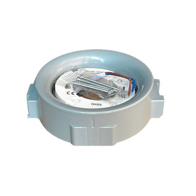 Cross-Border Spot Stretch Ceiling Built-In Gx53 Bracket Gdh53 Lamp Holder Base Frameless Ceiling Installation