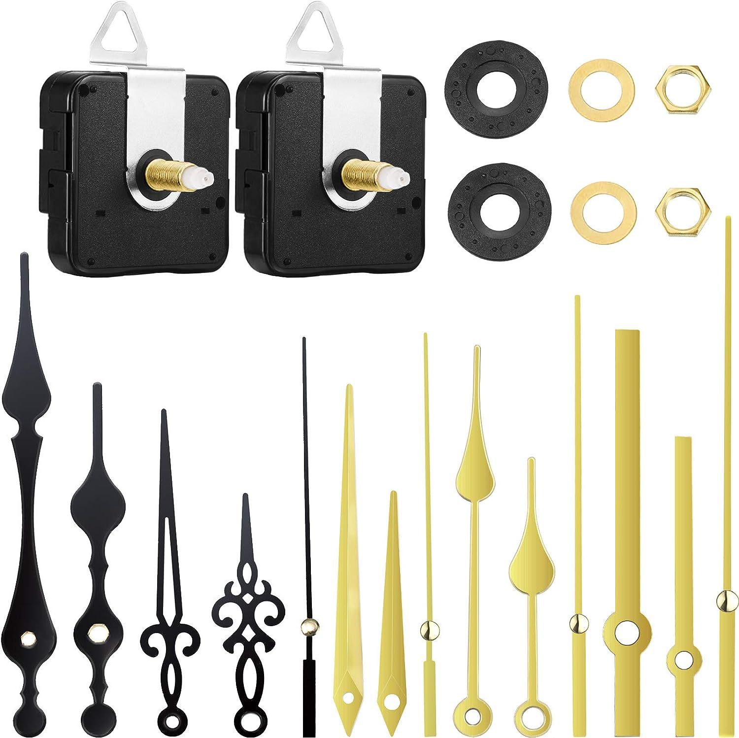 Picture of Cross-border hot selling DIY clock movement mute wall clock accessories clock Wall watch core mechanism 2 Movement +5 sets of clock needle