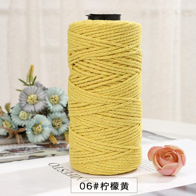 Picture of Explosions 2mm round strand hollow yarn European-style hook bag hollow Diy thread color multi-hand crochet collocation