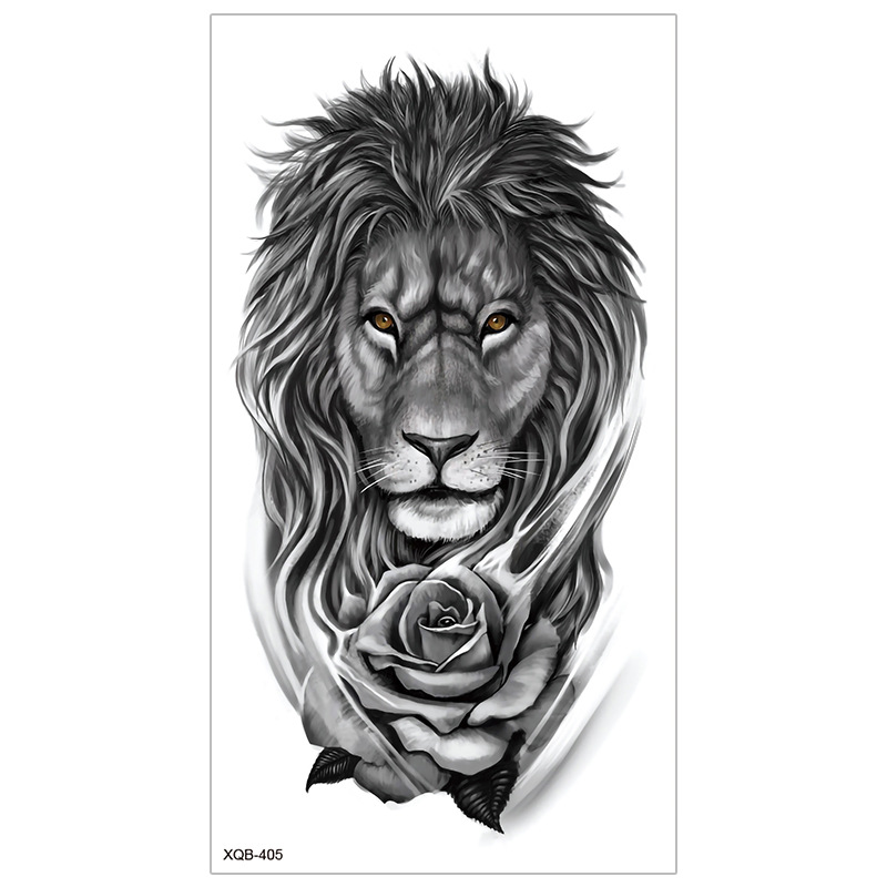 Picture of New Half Arm Tattoo Stickers Cross-border Amazon Hot Selling Set Dark European and American Realistic Waterproof Tattoo Stickers Wholesale