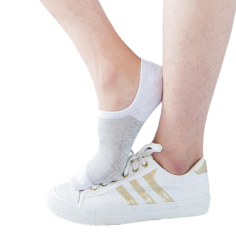 Mesh breathable invisible boat Socks deodorant sweat-absorbent silicone non-slip socks men's invisible socks