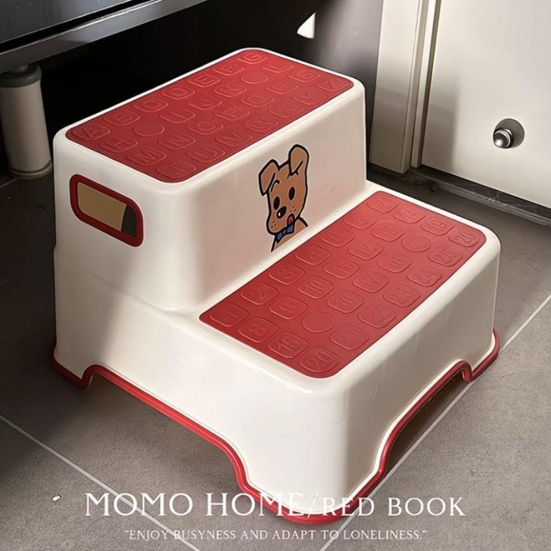 Picture of Step footrest, children's hand washing, anti-slip, plateau, field mat, footstool, small stool, washbasin, toilet stepping stool