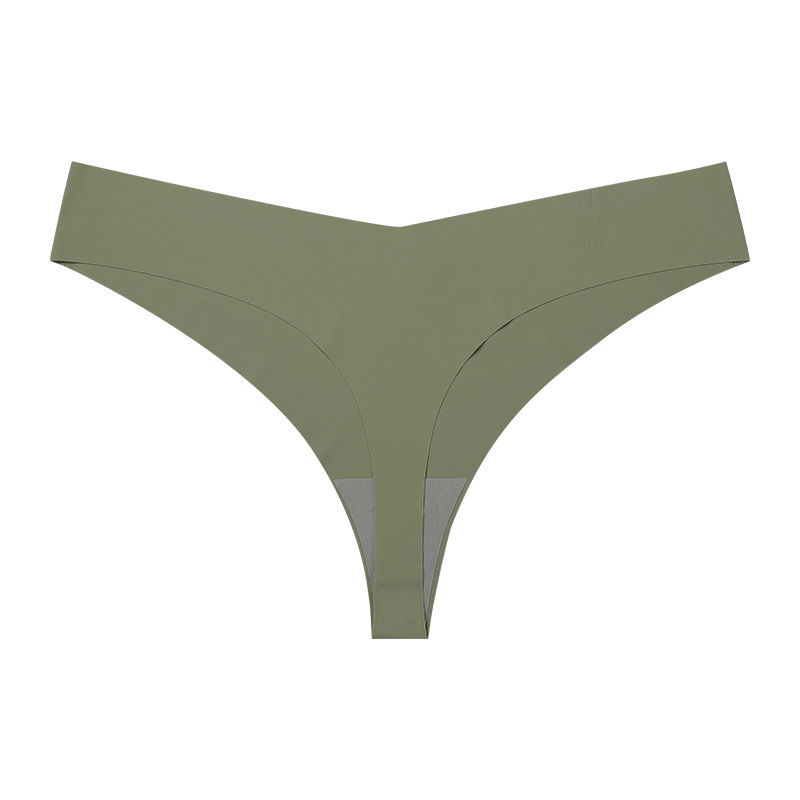 Picture of European and American Cross-border Pregnant Women's plus size Traceless Women's Underwear Class A Ice Silk Breathable Sports Low Waist Naked Briefs for Women