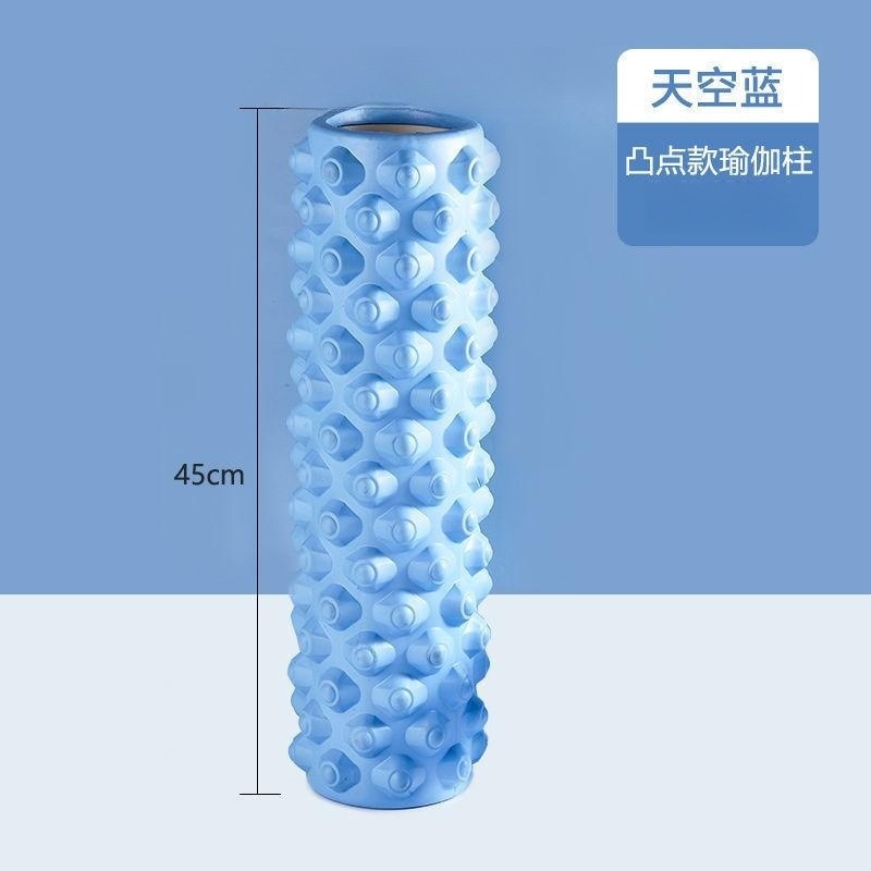 Picture of Factory sales hollow yoga column Mace EVA foam shaft muscle relaxer fitness massage stick roller barrel