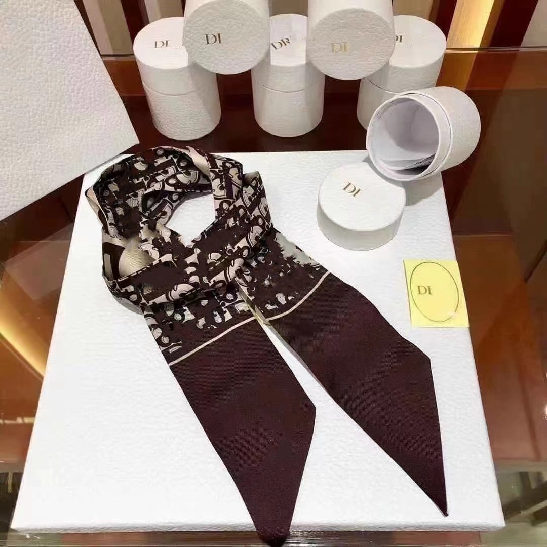 Europe and the United States big Di Di H love silk scarf cylinder gift box gift bag packaging