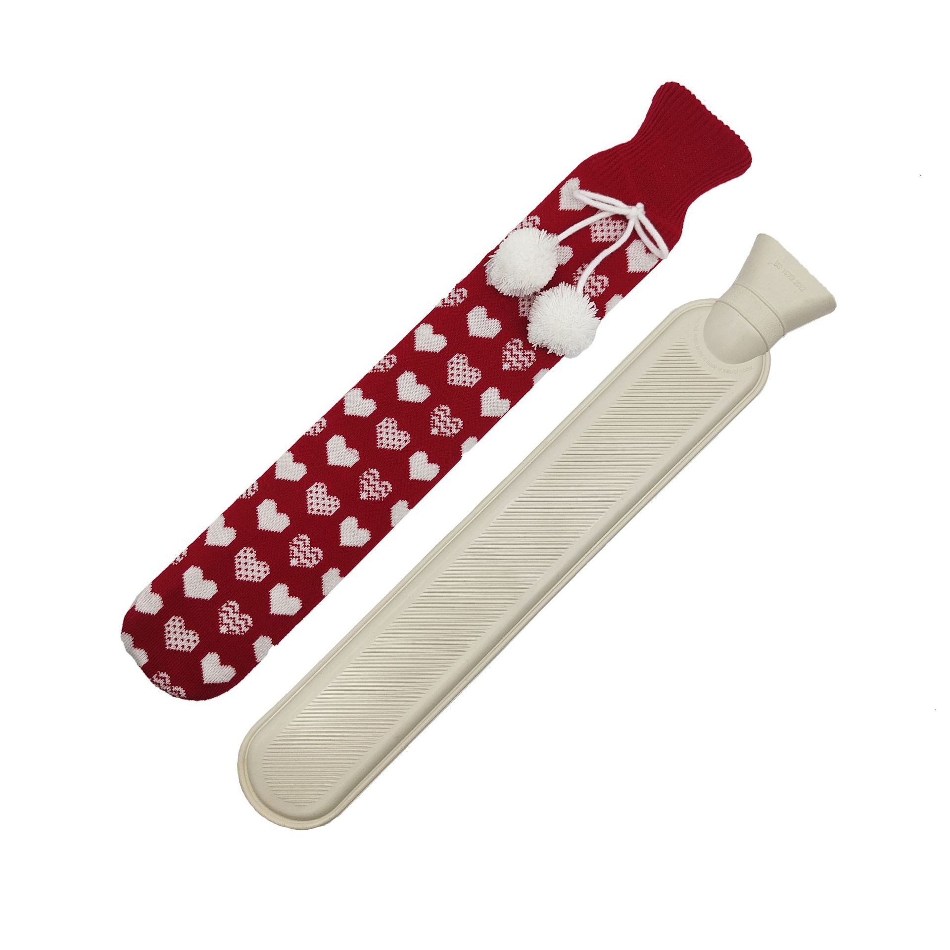 Picture of Belt hot compress warm hand water bag warm shoulder neck plush rubber hot water bag Flushing strip warm hand treasure spot wholesale