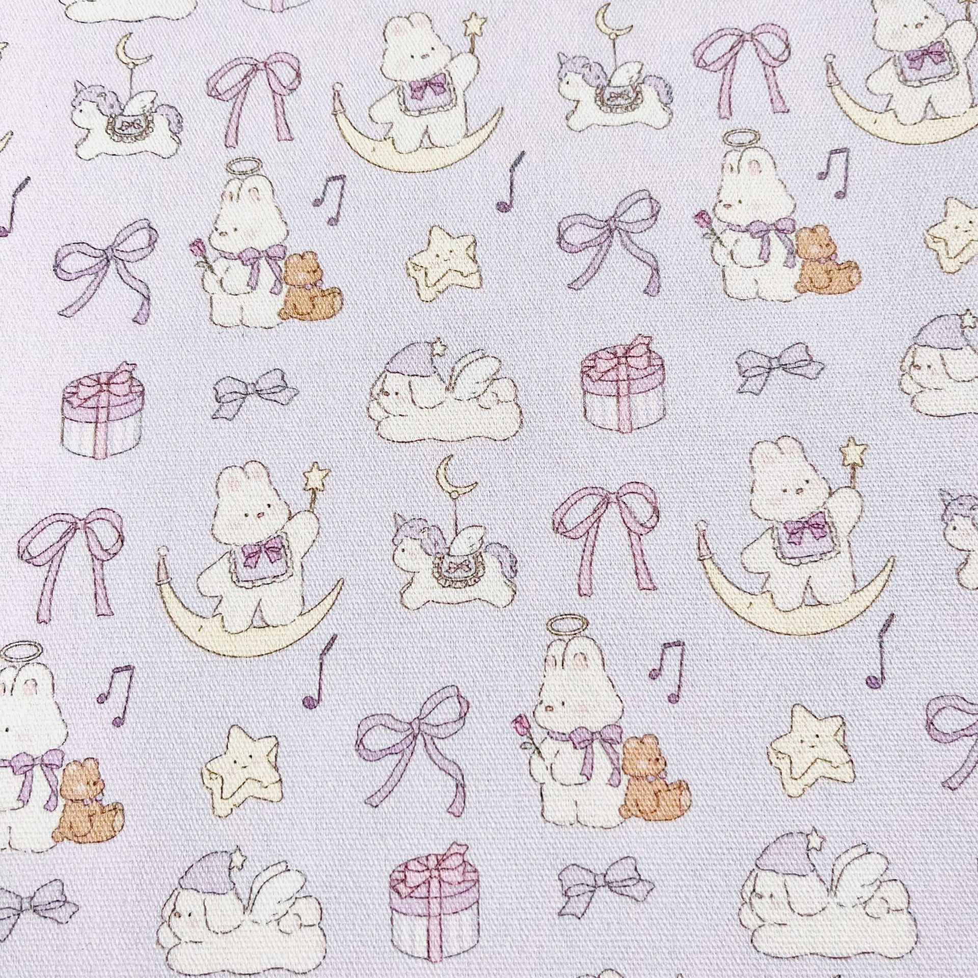 Picture of Bowknot Small Animal All-Cotton Canvas 1.5m Width 1.0m Price Bag Jacket Vest Handmade DIY