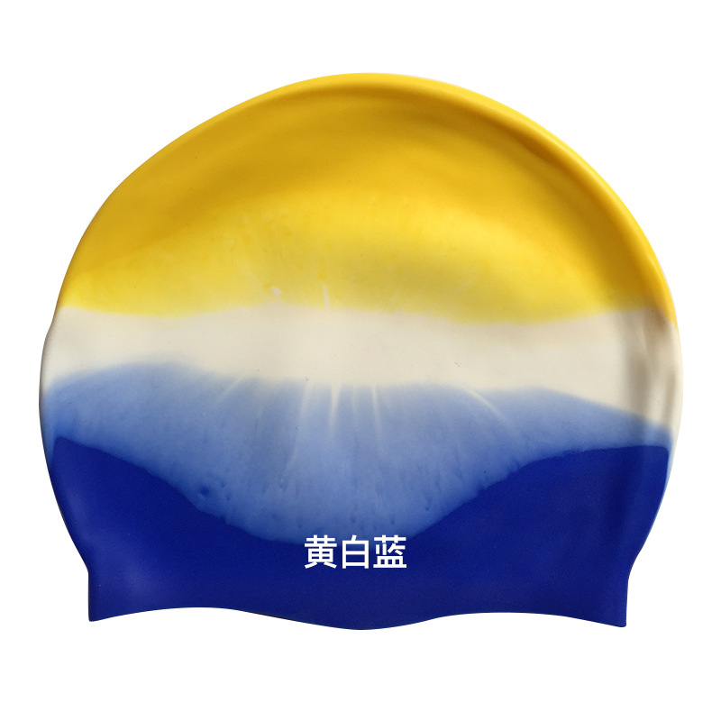 Picture of 2025 Silicone Swimming Cap Wholesale Solid Color Waterproof Diving Cap Plus No Head Swimming Cap Adult Swimming Equipment