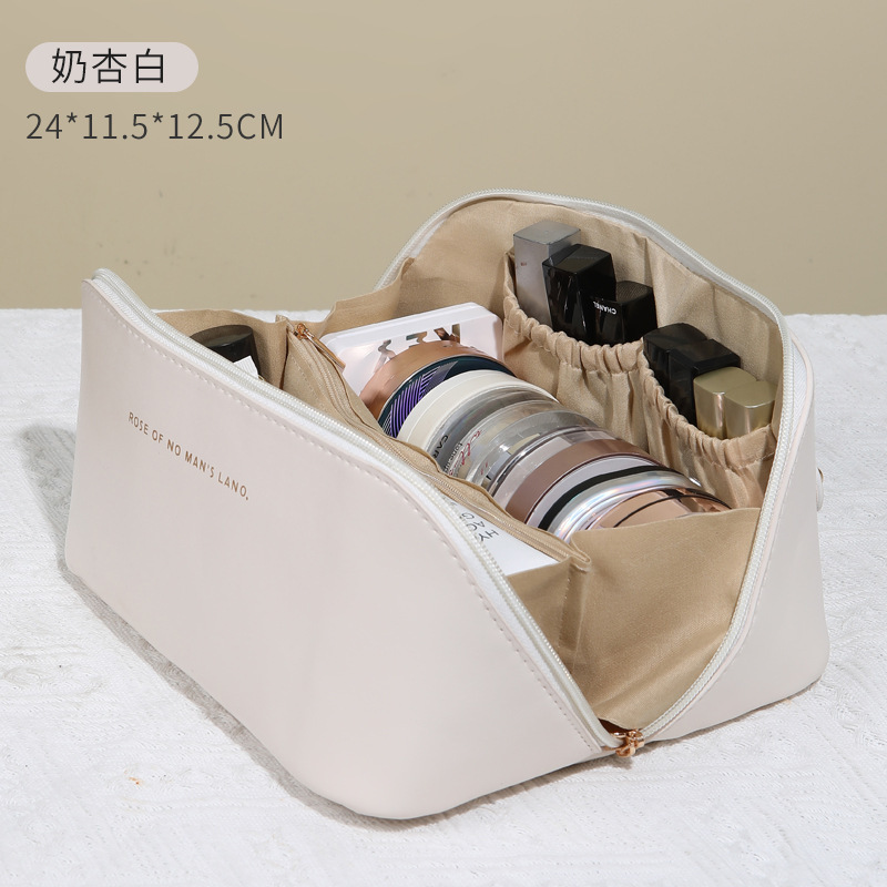 Picture of ins style portable cosmetic bag large capacity travel portable wash bag new super popular wash cosmetics storage bag