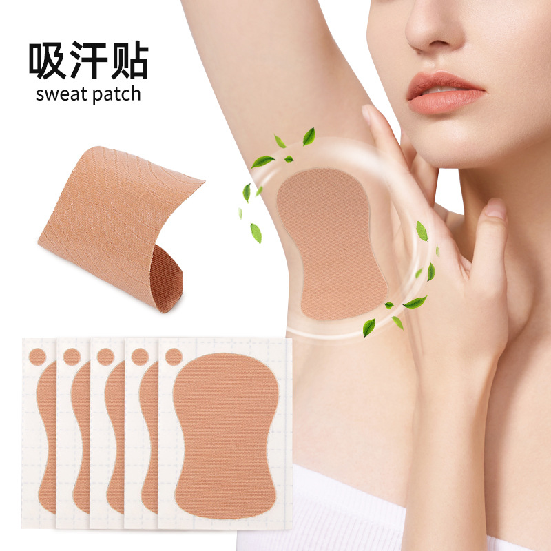 Underarm Sweat-Absorbing Pads, Cotton Sweat-Absorbing Towels, Disposable Breathable and Comfortable Foot Pads, Sweat-Proof Pads for Men and Women