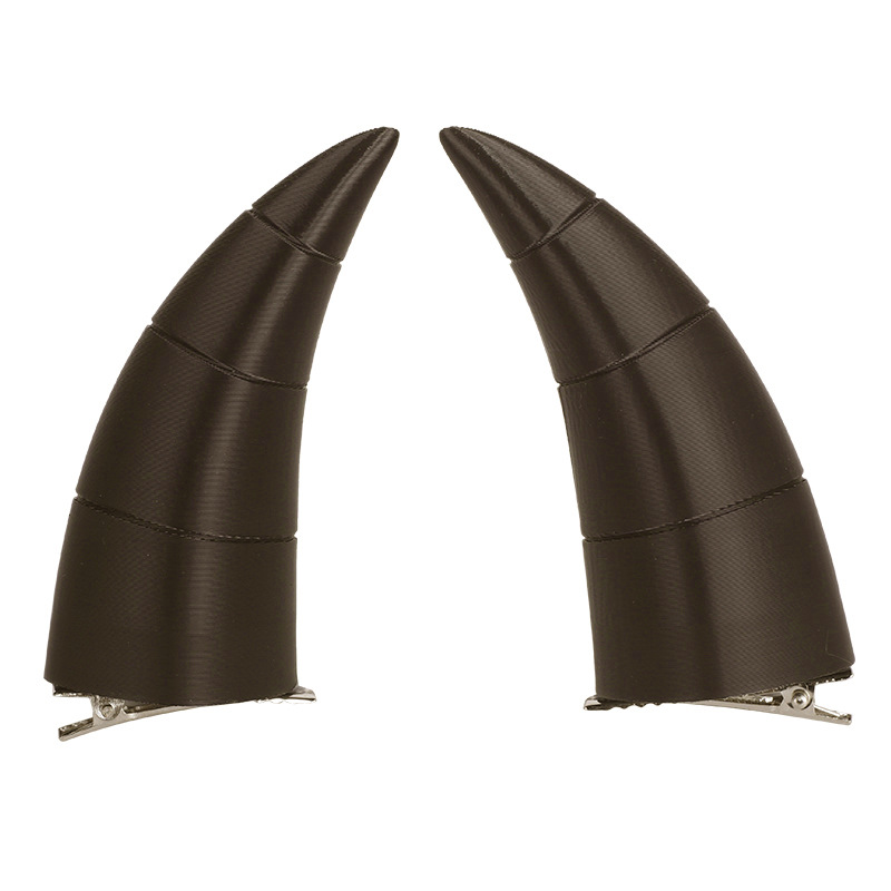 Picture of cosplay Universal Black Devil Horn Horn Halloween Headwear Accessories Props Cos Anime Hairpin 3D Headwear
