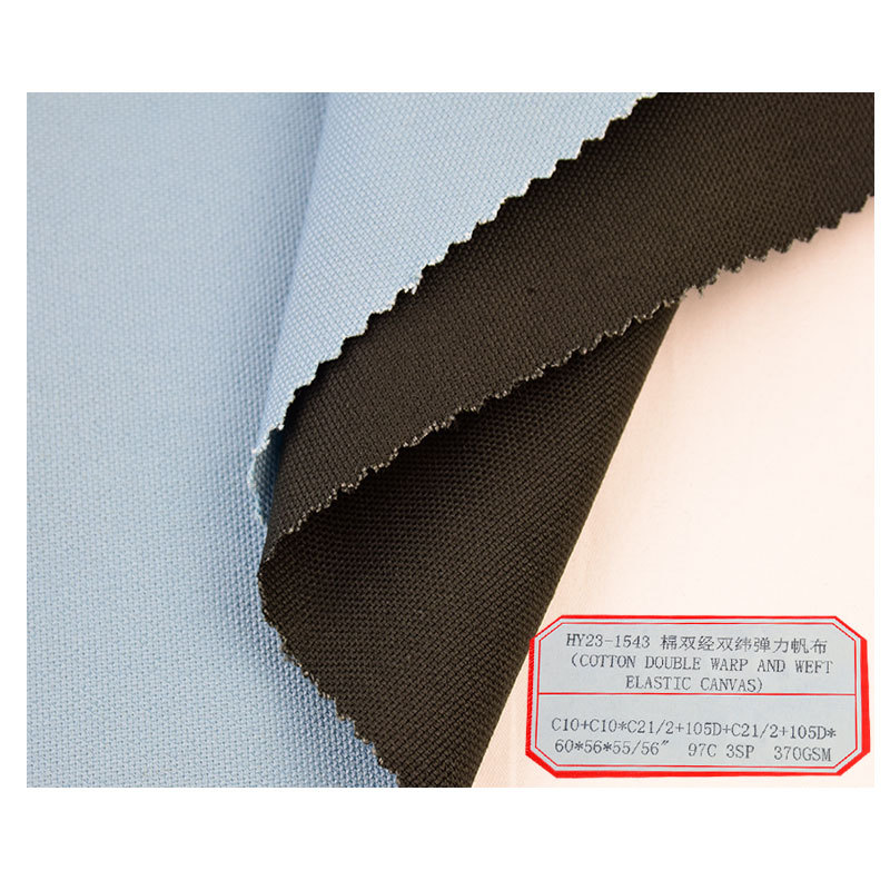cotton stretch canvas double warp double weft 97%cotton 3%spandex cycling jersey cotton tear-proof fabric