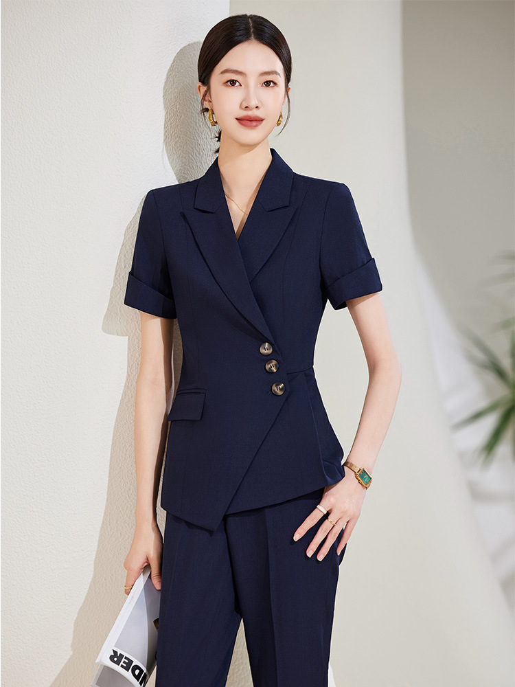 Picture of Goddess fan gan temperament professional suit skirt commuter royal sister style women's clothing High sense suit overalls two-piece suit
