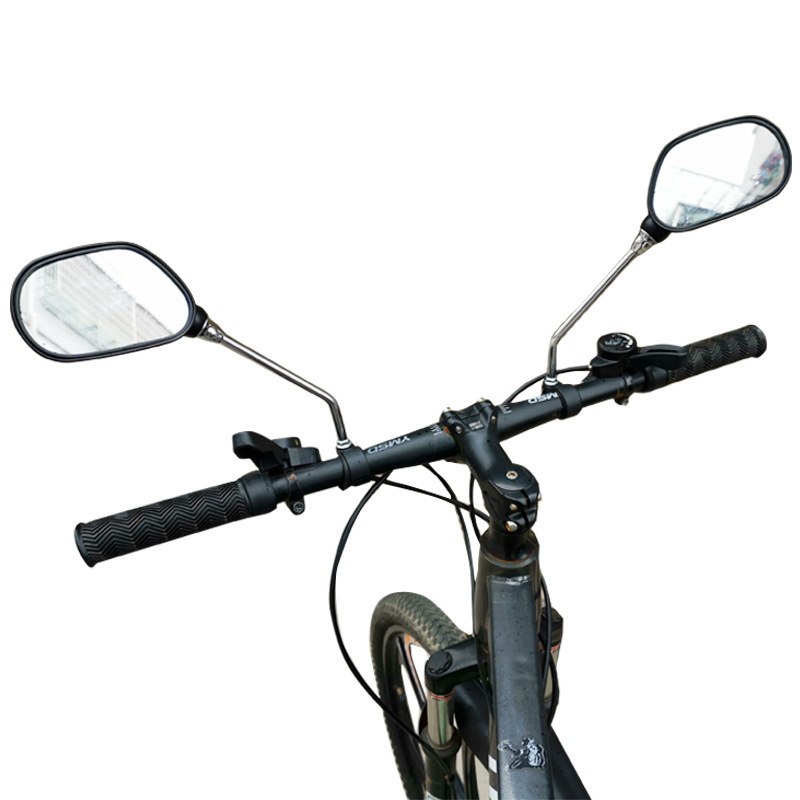 Bicycle Rearview Mirror electric car wide-angle reflective mirror mountain bike rearview mirror riding folding universal rearview mirror