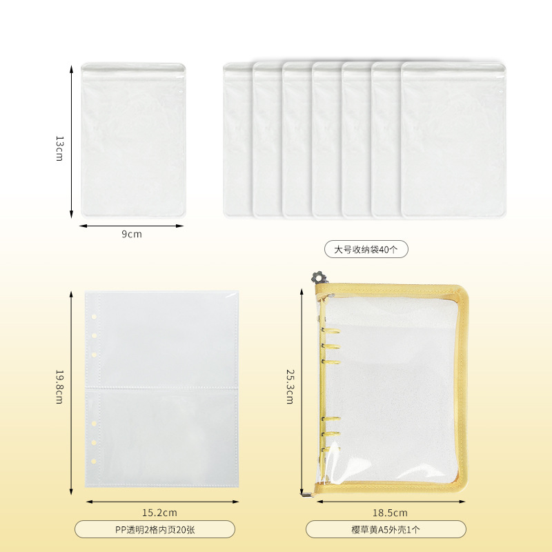 Picture of Anti-oxidation Jewelry Storage Book Earrings Ear Studs Ear Clips Necklace Hand Jewelry Silver Jewelry Sealed Bag Portable Bag Book