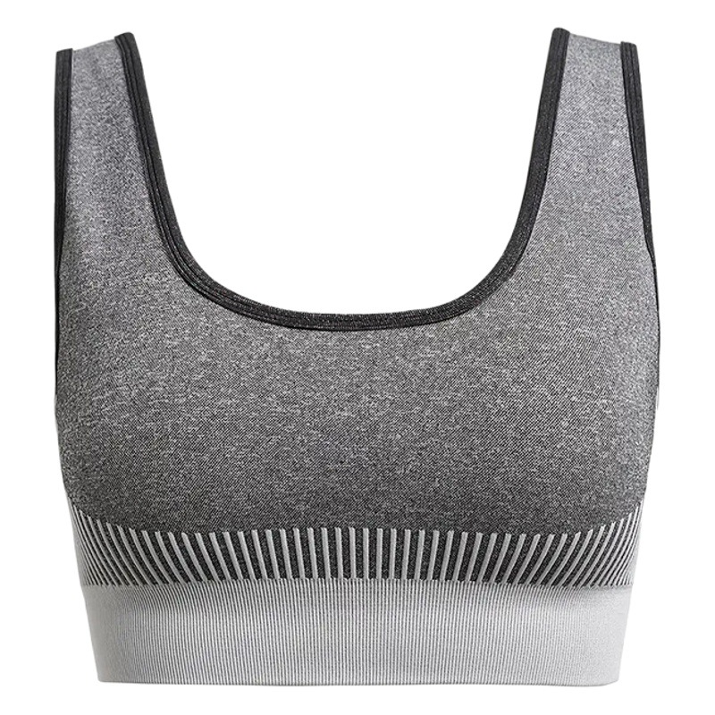 Picture of Cross-Border Sports Bra High-Strength Shock-Proof Large Size Quick-Drying Seamless Breathable Temu Popular Fitness Bra for Women Wholesale