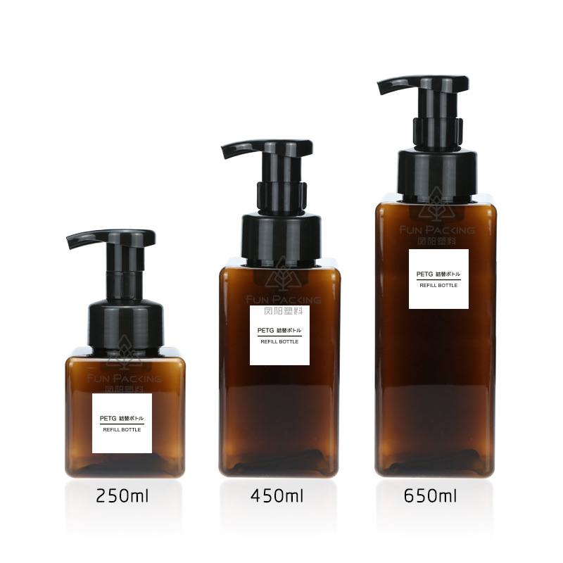 Picture of Spot Mousse Foaming Bottle 250ml Shower Gel Hand Sanitizer Bottle 450ml Square Foam Bottle 650ml Sub-Bottle