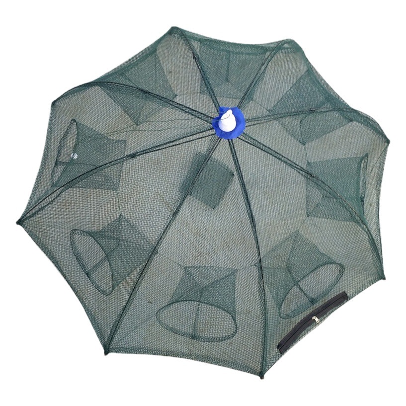 Factory wholesale fishing net fish Lou folding fishing net fishing gear hand throwing net fishing gear pocket umbrella automatic fish protection fishing supplies