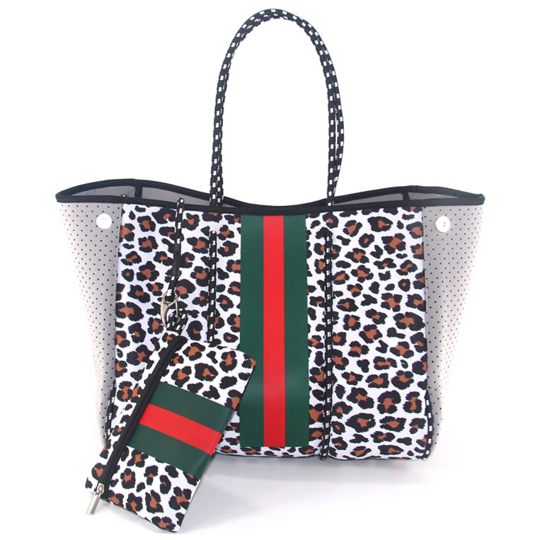 Picture of Diving Material Perforated Beach Bag European and American Fashion Portable Shoulder Strap Mother Bag Outdoor Casual Bag Portable Women's Bag for Women
