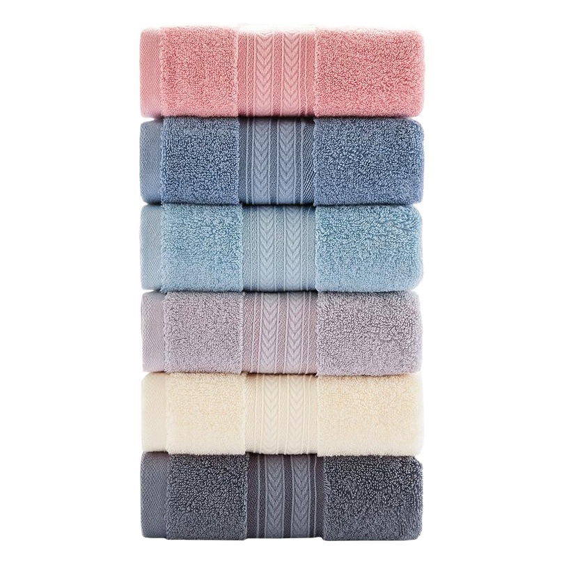 Cotton Love Pure Cotton 32-strand Plain Towel Bright Silk Broken Simple Face Wiping Towel M1097