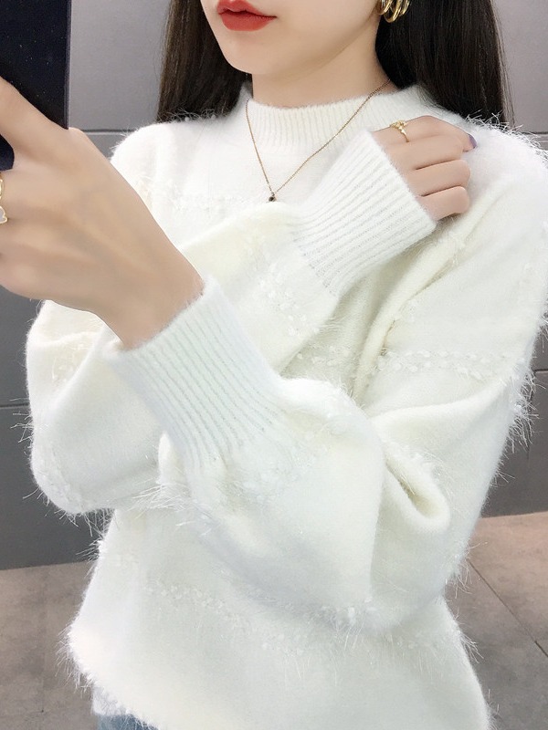 Picture of Sweater women's winter inner wear 2024 New bottoming shirt autumn and winter popular loose lazy style outer wear western style top