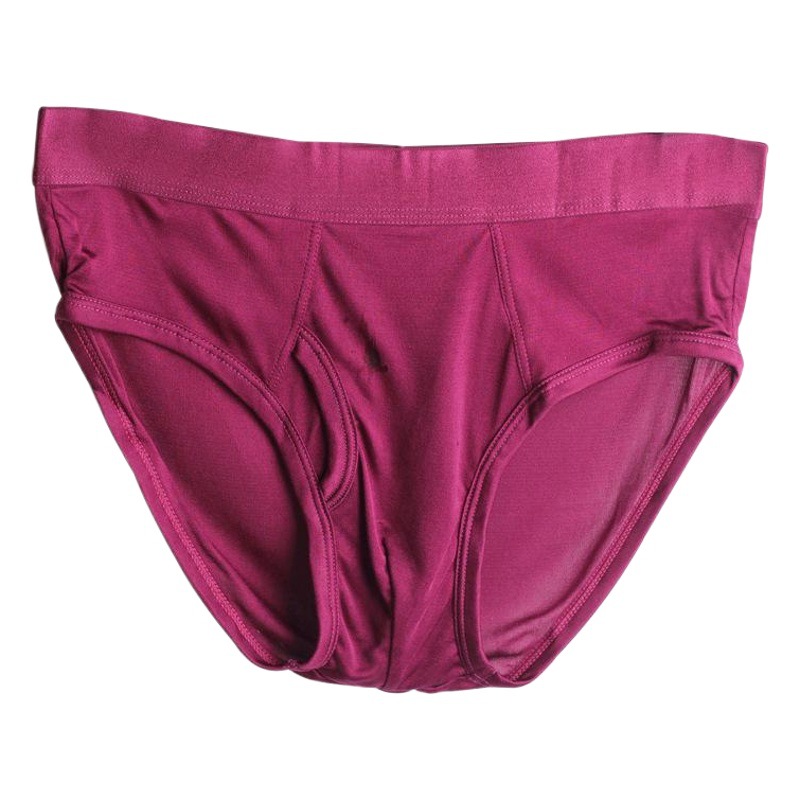 Summer New Men's High-grade Mulberry Silk Underwear Silk Double-sided Knitted Shorts Comfortable Breathable U-shaped Briefs