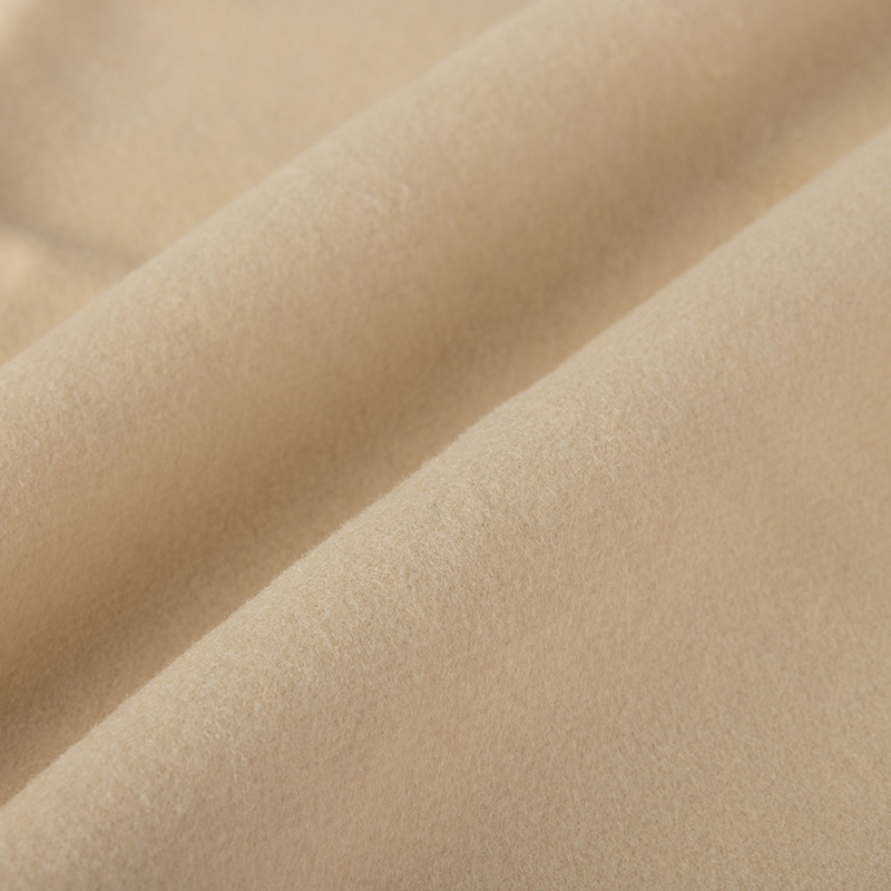 Picture of Foreign Trade Wholesale Cashmere Smooth Wool Fabric Japanese and Korean Plain Outwear Clothing Outwear Wool Fabric Double-Sided Woolen Fabric