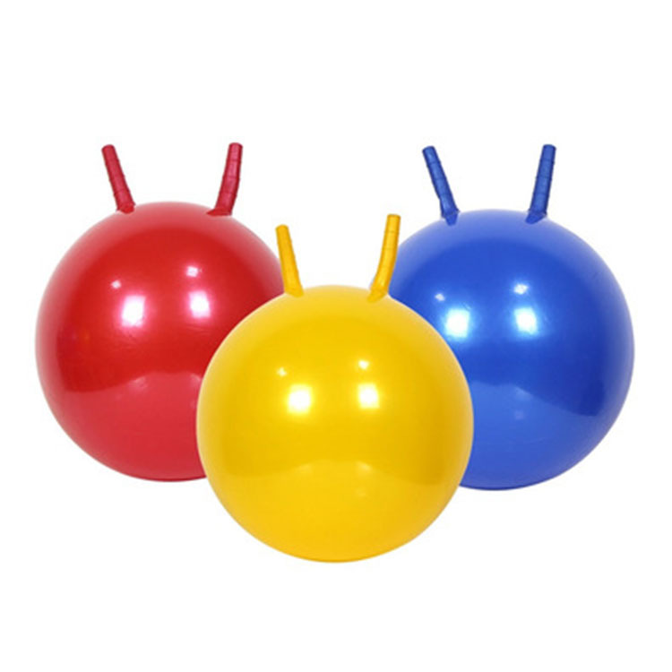 Children's inflatable toys 45 inflatable horn massage ball kindergarten barbed horn jump ball stall selling wholesale