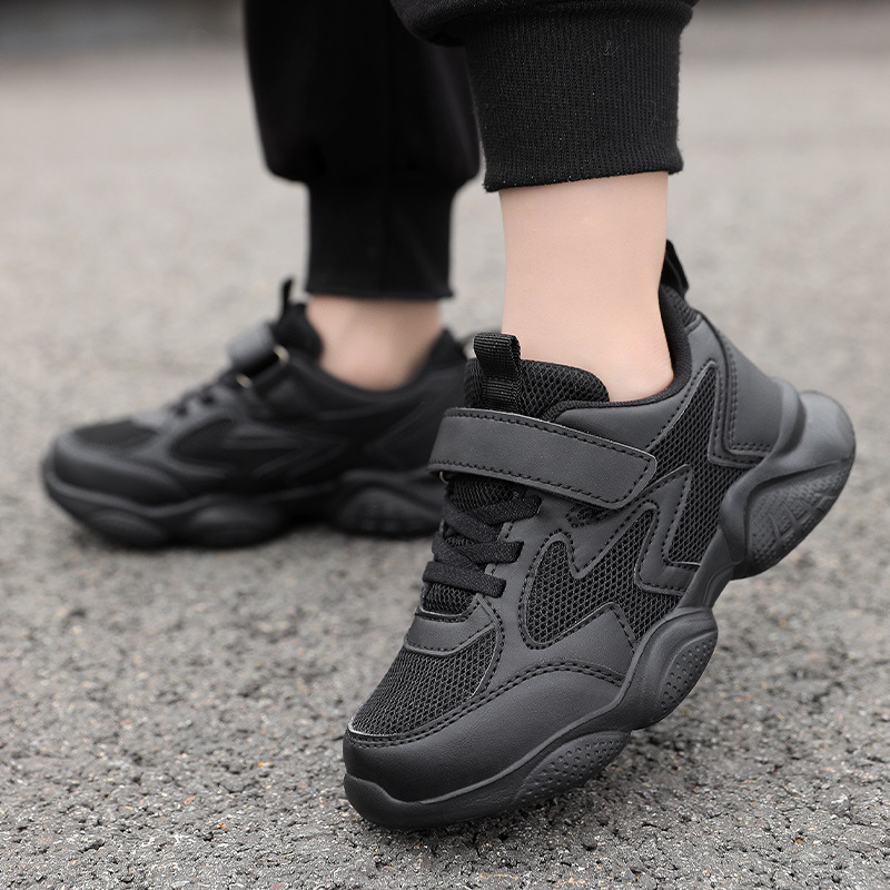 Children's Shoes for Men and Women Running Boys' Shoes White Shoes White Wholesale Cross-Border Student Mesh Shoes Sports Girls