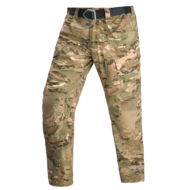 Picture of Dragon Armor Assault Tactical Pants Long Straight Camouflage Pants Men's Training Pants Water-Repellent Work Pants Hiking Pants