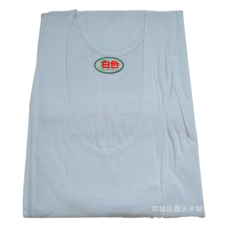 Factory Wholesale Men's Vests for Middle-Aged and Elderly, Plus-Size Camisoles, Summer Thin Loose Cotton Underwear