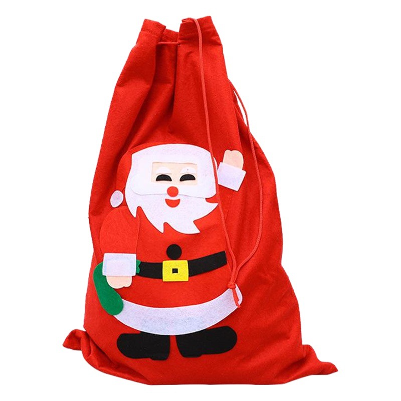 Christmas gift bag gift bag large Christmas dress supplies Santa Claus backpack 50cm * 70cm