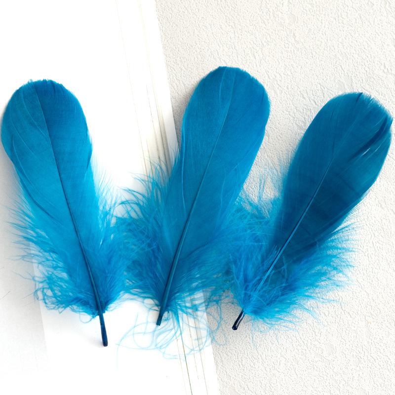 Picture of Macaron color feather decoration goose feather large and medium floating dream catcher gift box filled bouquet diy handmade material