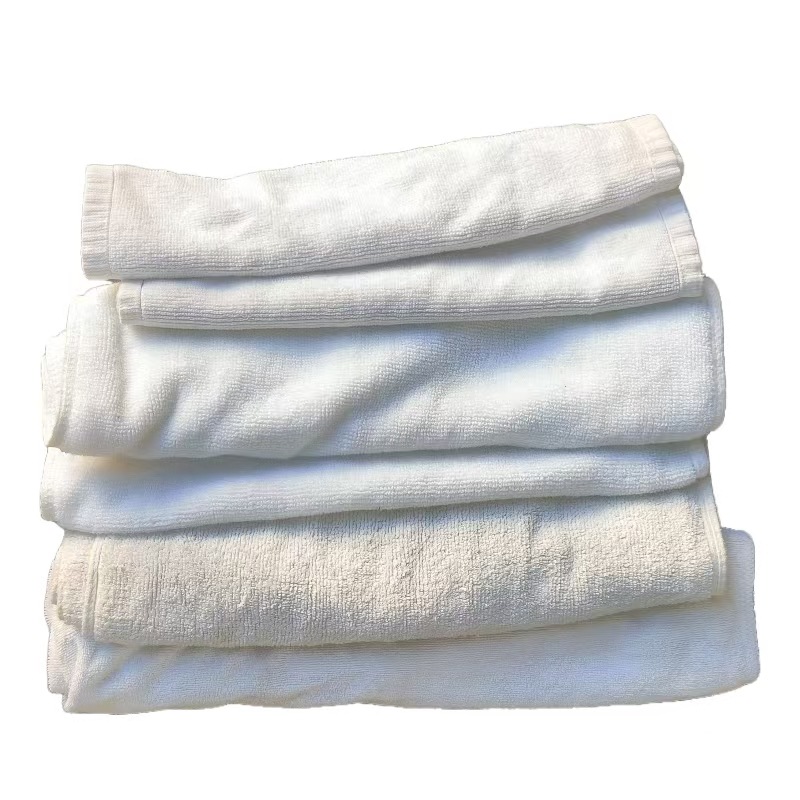 Picture of Factory Direct Sales White Towel Pure Cotton Industrial Rag Pure Cotton Wipes Without Lint