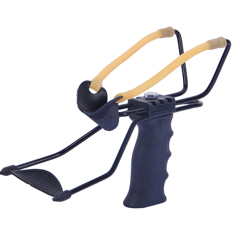Picture of Slingshot Export Rhubarb Handle Cross-Border Iron Slingshot Fork Plastic Handle Toy Outdoor Bowl Holder Iron Slingshot Fork Holder