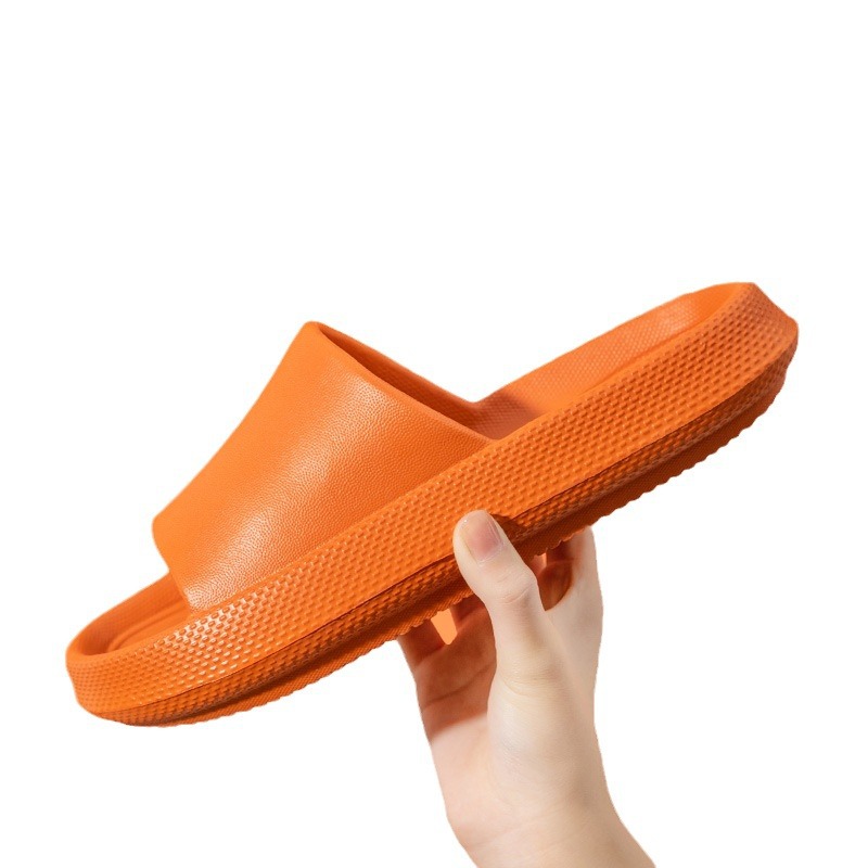 Picture of Squishy and Bouncy Feeling Slippers for Women in Summer, Non-Slip, Bathroom, Bathing, Couples, Thick-Soled Home, Men's Slippers, Summer Simple