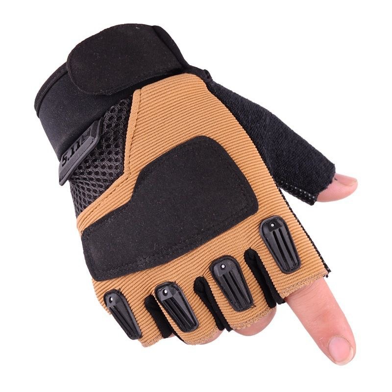 Picture of 511 half finger tactical gloves sports mountaineering outdoor mountaineering non-slip sun protection breathable riding fitness military fan gloves