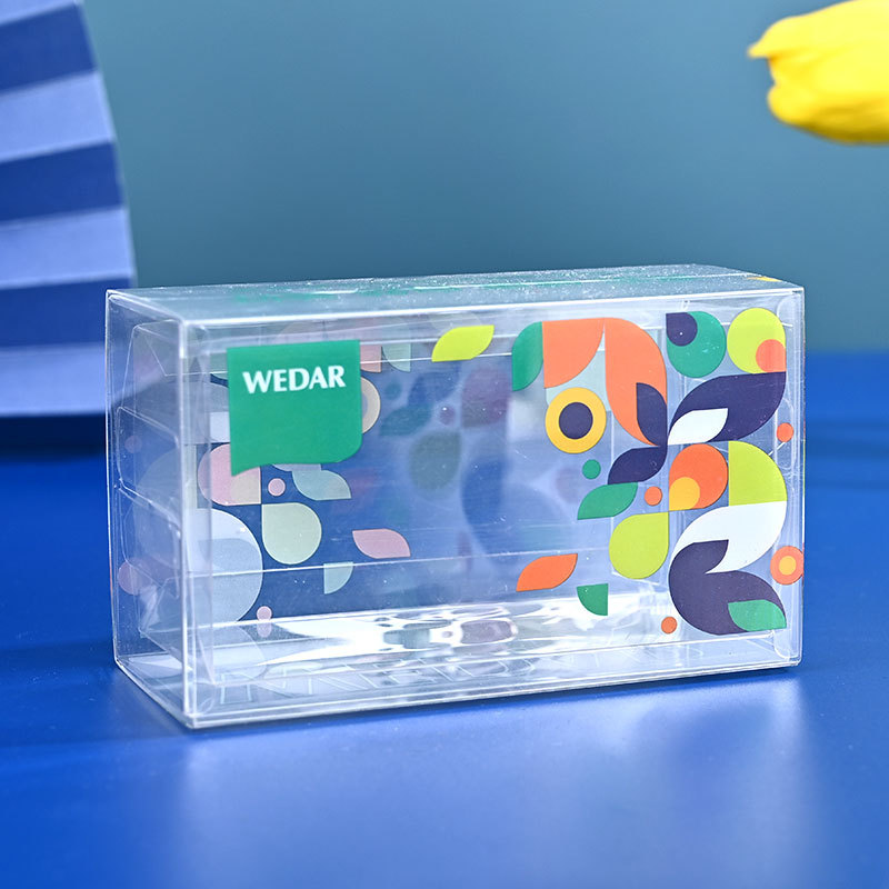 Cosmetic pet packaging box custom pvc transparent plastic box custom pp beauty cosmetic packaging box color printing logo