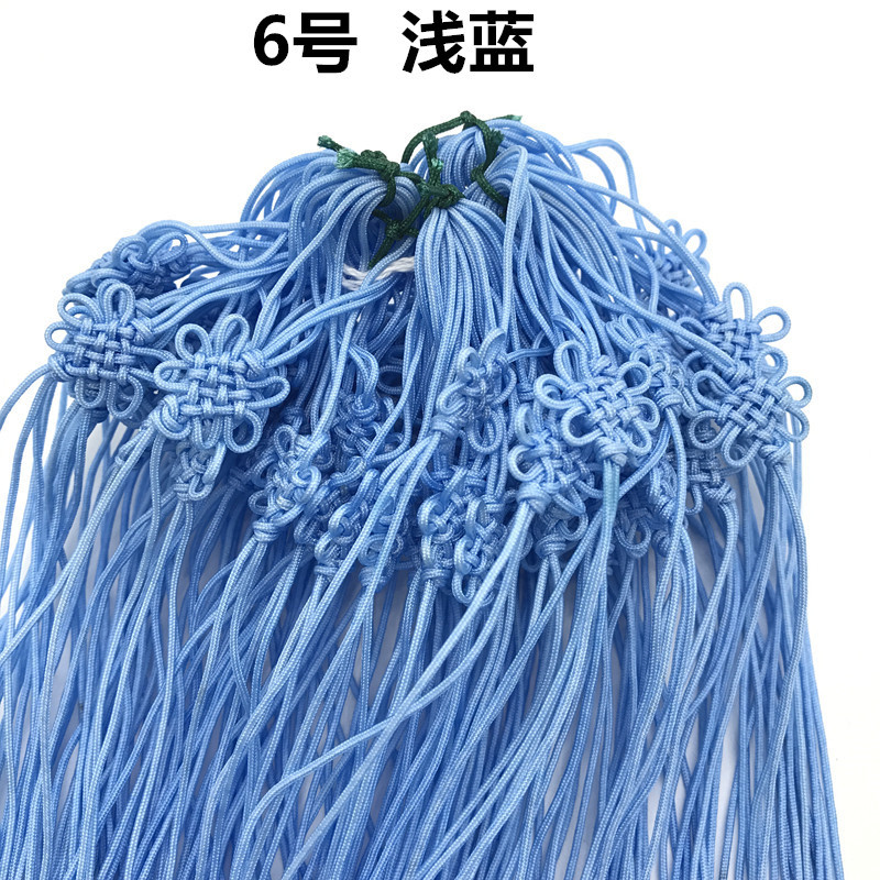Picture of A line Square flower small Chinese knot greeting card invitation card craft sling accessories hand-woven Jade line small knot gift box ornaments